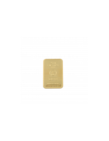 Lingot Or 2,5 grammes