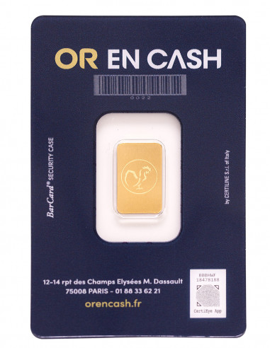 Lingot d'or 1oz - notre choix (neuf) - À partir de 1 975 €