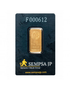 Lingot Or 20 grammes SEMPSA 2