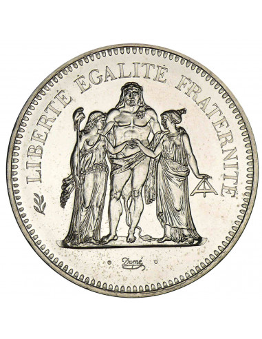 Pièce argent 50 Francs Hercule - acheter des pièces d'argent et d'or sur or-investissement.fr
