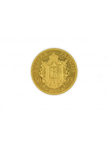 Pièce Or 50 Francs Napoléon III